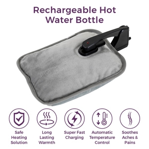 Carmen Grey Rechargeable Hot Water Bottle